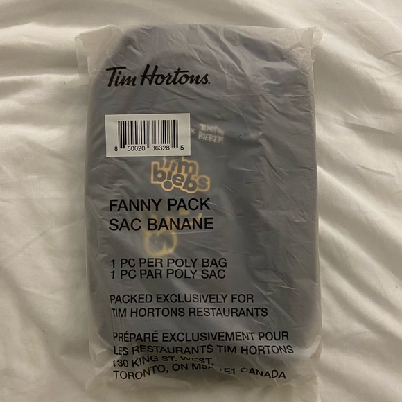 Justin Bieber Tim Biebs Tim Hortons Fanny Pack - Picture 5 of 12